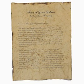 Anne of Green Gables - Hand Antiqued First Page Reproduction