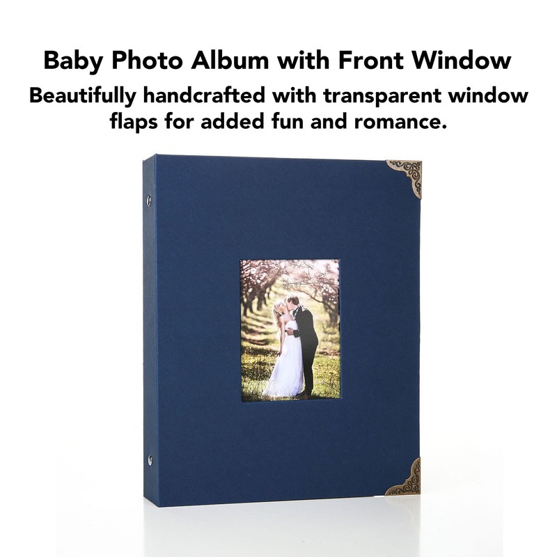 Baby Photo Album with Front Window Baby Photo Keepsake DIY