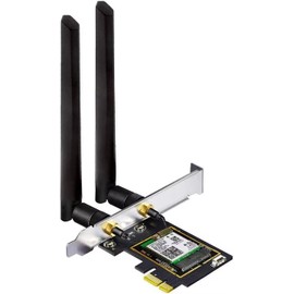 OKN WiFi 6E PCIe Wireless LAN Card AX5400 with Built-in Intel AX210NGW WiFi 6 Module 802.11AX PCI-Express Wireless LAN Adapter Bluetooth 5.3 Compatible, Windows 10/11 64-bit Compatible