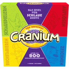 FUNKO GAMES Cranium Original, Party Game for Adults & Children from 12 Years, Board Game for 4 or More Players, Family Game in German, 800 Challenges, 45 Minutes