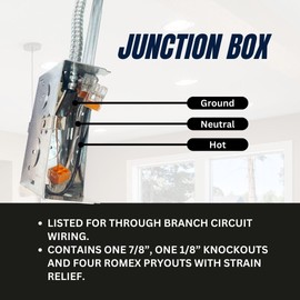 AH Lighting 6 Inch Remodel LED Shallow Housing Recessed Can with Junction Box - Air Tight Seal, IC Rated, UL Listed, Easy Installation, Durable Material - 6 Pack