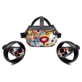 MightySkins Carbon Fiber Skin for Oculus Quest - Nature Dream | Protective, Durable Textured Carbon Fiber Finish | Easy to Apply, Remove, and Change Styles | Made in The USA (CF-OCQU-Nature Dream)