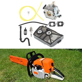 munirater Carburetor Air Filter Fuel Line Kit Replacement for 028 028AV Super Chainsaw Replacement for WT-16B Replacement for Tillotson HU-40