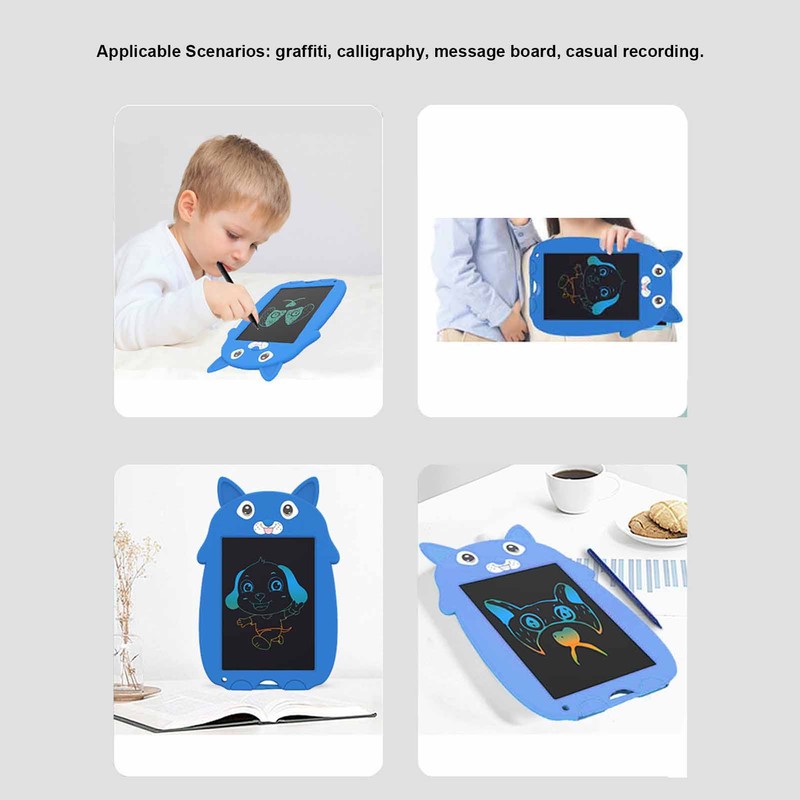 LCD Drawing Tablet Colorful Drawing Pad Erasable Painting Pads 9
