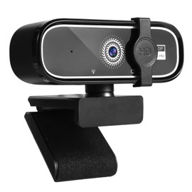 WAKEVLEO USB Webcam, Full HD 1080P Webcam for PC and Laptop, Plug-and-Play, webcam with Microphone,Auto Light Correction, 360° View Web Cam for Live Streaming, gaming, Studying, Conferences