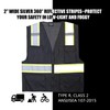 FONIRRA Safety Vest for Men High Visibility Reflective Construction Work