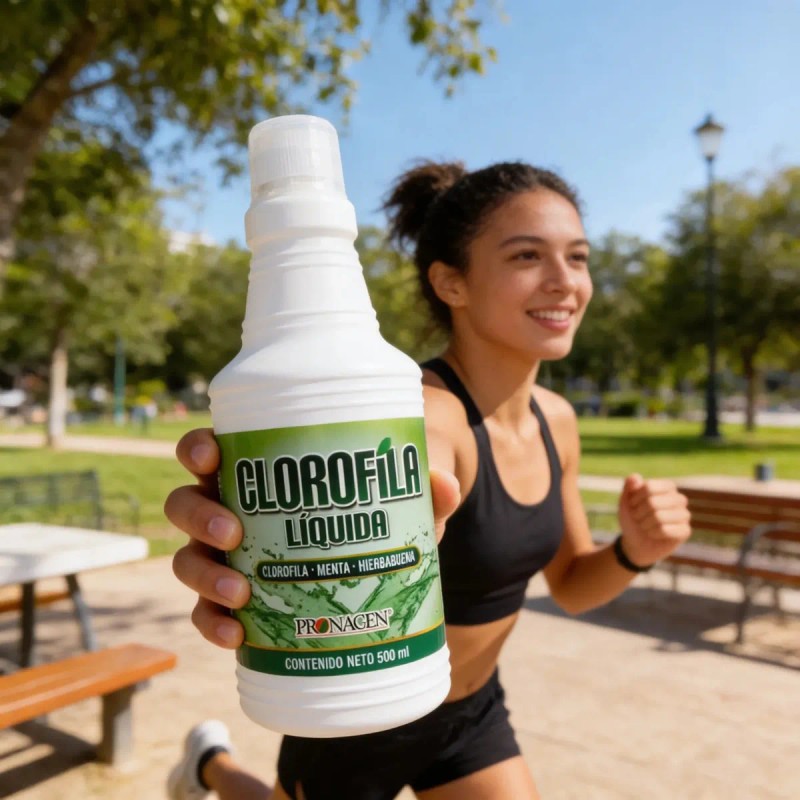 Clorofila Menta Hierbabuena 500 Pronacen Suplemento Natural