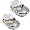 Fsehyue Automatic Animal Drinking Water Bowl with Float Valve and