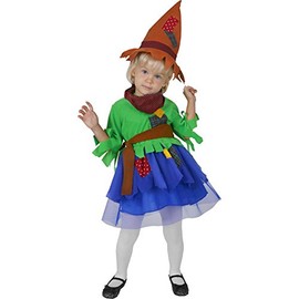 Girl's Toddler Scarecrow Costume (Size: 2-4T)