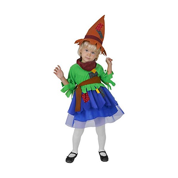 Girl's Toddler Scarecrow Costume (Size: 2-4T)