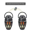 Sound Town Portable TWS Bluetooth Speakers w/ LED Flame Lights,