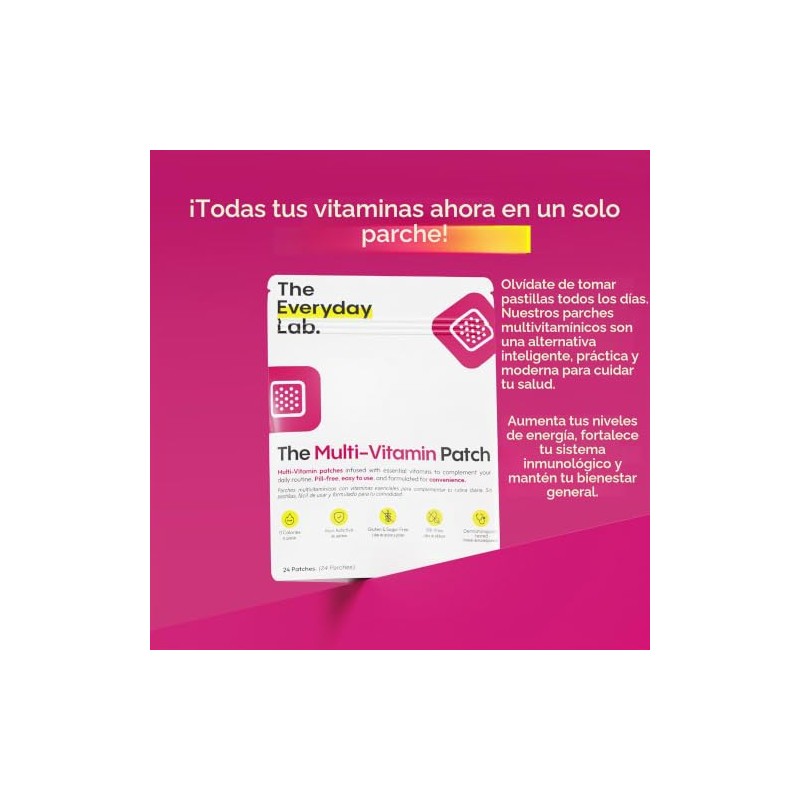 The Everyday Lab Parches Multivitamínicos 11 Vitaminas en 1 ·