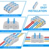 DIANN 30pcs Lever Wire Connectors 1 in 1 Out Quick