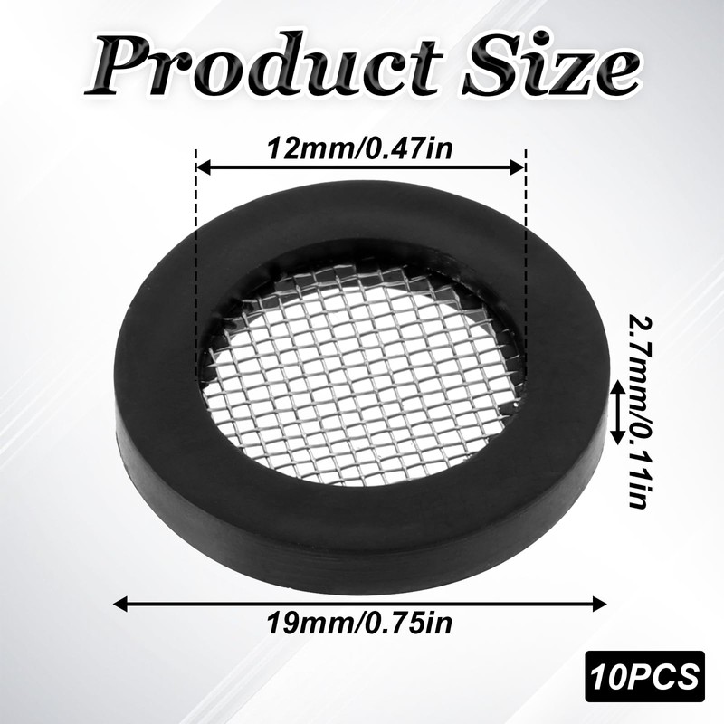10 Pcs 3/4" Shower Head Gasket, Creates A Seal to