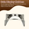 PATIKIL Coin Display Stands, 4Pcs Mini Coin Easel Presentation Holder