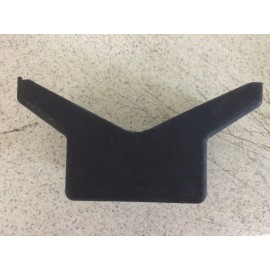 Tie Down BOAT TRAILER BOW V STOP 4" BLOCK WITH HOLE FOR 1/2 SHAFT BLACK RUBBER 241-86491