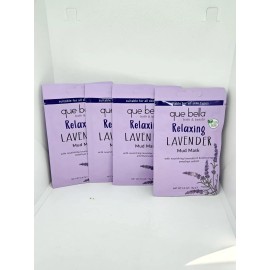 Que Bella 4 Pack Que Bella Bath & Beauty Relaxing Lavender mud mask 0.5 oz/ 15g