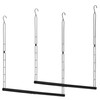 STORAGE MANIAC Hanging Closet Rod, Adjustable Width and Height Closet