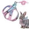 Rabbit Harness and Leash Set Escape Proof, Adjustable Soft Padded