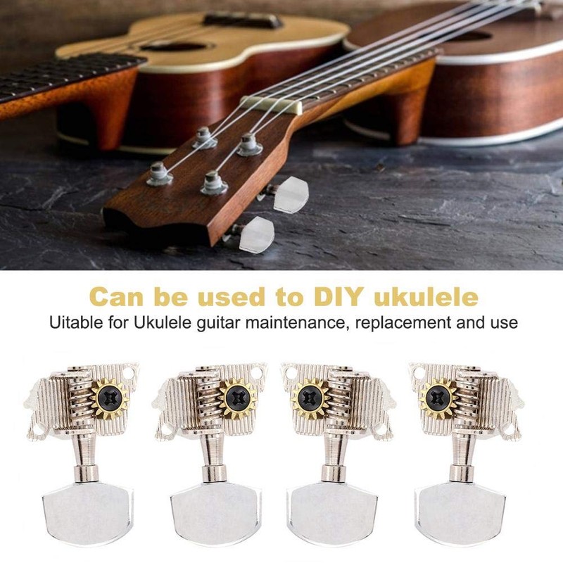 Ukulele Tuning Pegs, 1:14 Copper Alloy Gear Classic Style Ukulele