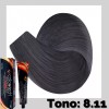 Nutrapel Color Tech Tinte Tono 8.11 Rubio Claro Cenizo Intenso