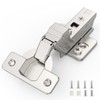 Chibery 2 Pack 120° Inset Frameless Soft Close Cabinet Hinge,