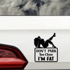 Don't Park Too Close Funny Car Bumper Sticker - Funny