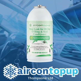 AirconTopup Car Aircon R134a Compatible Leak Sealer x1 for Hybrid or Electric Vehicles equivalent to 300g of R134a