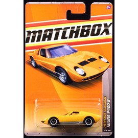 Miura P400 S * Yellow * Heritage Classics Series (# 1 of 12) Matchbox 2011 Basic Die-Cast Vehicle (# 14 of 100) by Matchbox