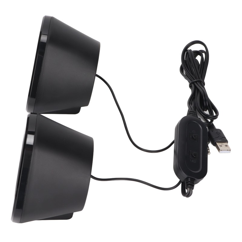 Desktop Speaker USB Powered Heavy Subwoofer Desktop Mini LED Speaker