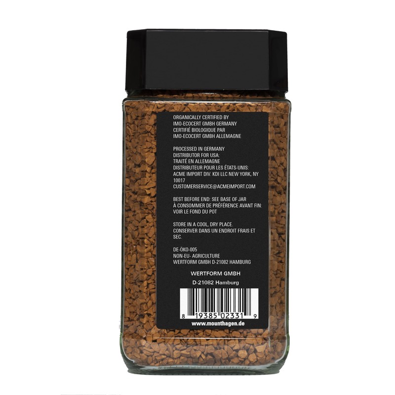 Mount Hagen - Organic Freeze Dried Instant Coffee - 100g