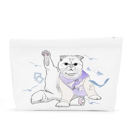 Cat Gifts for Cat Lovers Cute Cat Makeup Bag Inspired Music Lover Gifts Fan Singer Merch Friendship Gifts for Women Cat Mom Cat Lady Coworkers Sister Birthday Graduation Mothers Day Cosmetic Bag