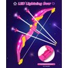 DUDUCOFU Kids Bow and Arrow Set Toys for Girls LED
