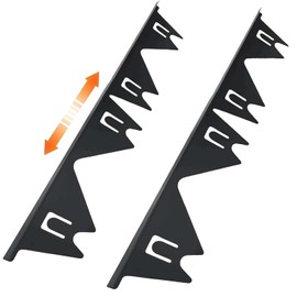 Stainless Steel Stove Gap Covers, 2 Pack Stove Gap Filler, Range Trim Kit, Stove Gap Guards, Heat Resistant and Easy to Clean, Easy retractable Length 13.8" to 27.5", Width 0.79", Stove Guard for Gas