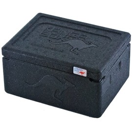 Kangabox Mini EX3075 Thermobox 1.5 L Capacity Stable / Lightweight / Small / Stackable For use as a snack box, lunch box, cool box, insulation box or as a promotional article. As a container for breakables, photography equipment or for ice cream and choc