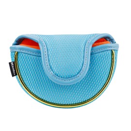 Andux Gold Golf Putter Club Head Covers Half-Mallet Putter Cover Small-Semicircle MT/TG29 (Light Blue)