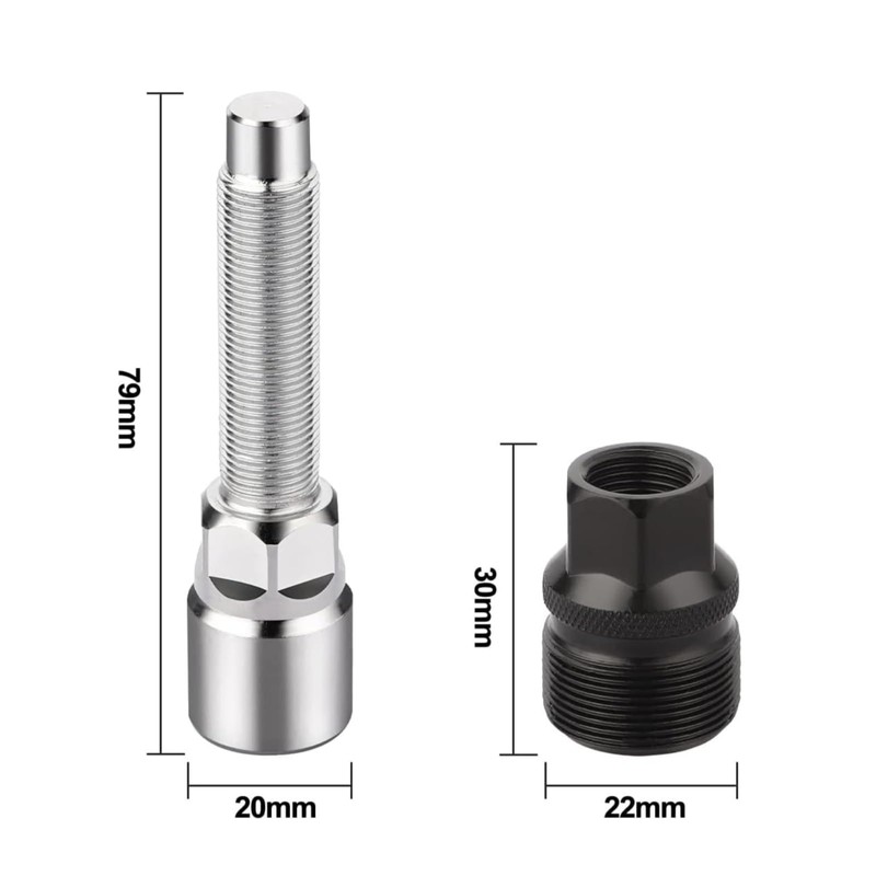 CMBXAQ Bicycle Crank Puller, 16 mm Key - Universal Bottom