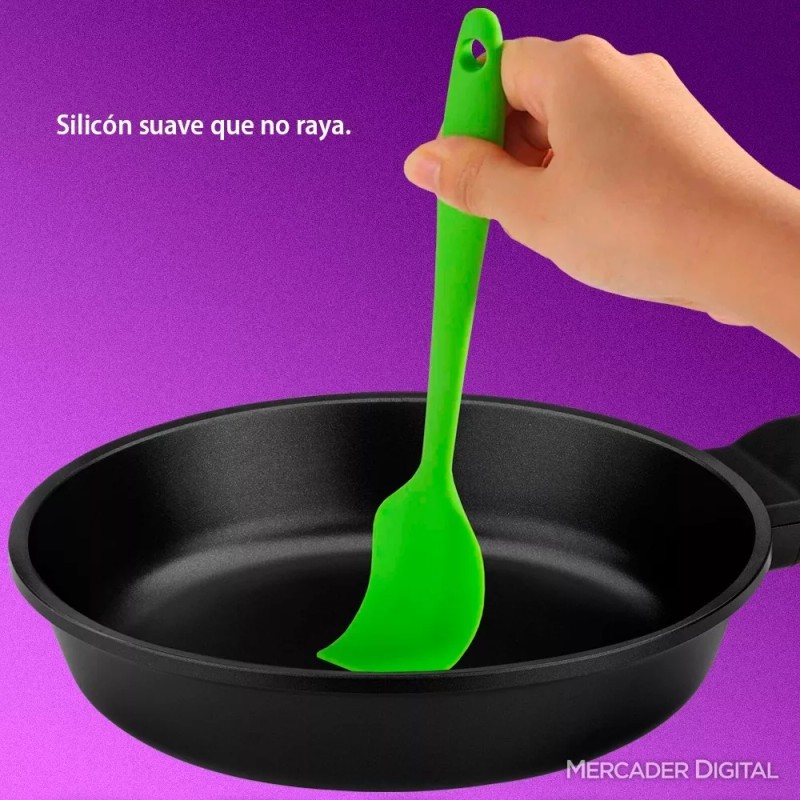Mercader Digital Miserable De Silicón Cocina Repostería 21.5cm Pala Espátula