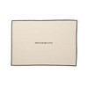Dean and Deluca Heavy Overlock Placemat Natural x Black Approx