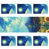 7-Piece Table Runner & Placemat Set – Sunflower and Moonlit