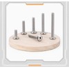 cSeao 5/16"-18 x 1/2" Flat Head Socket Head Screw Furniture