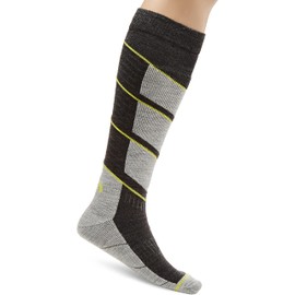 HEAD Unisex Kneehigh socks, Dark grey / yellow, 31