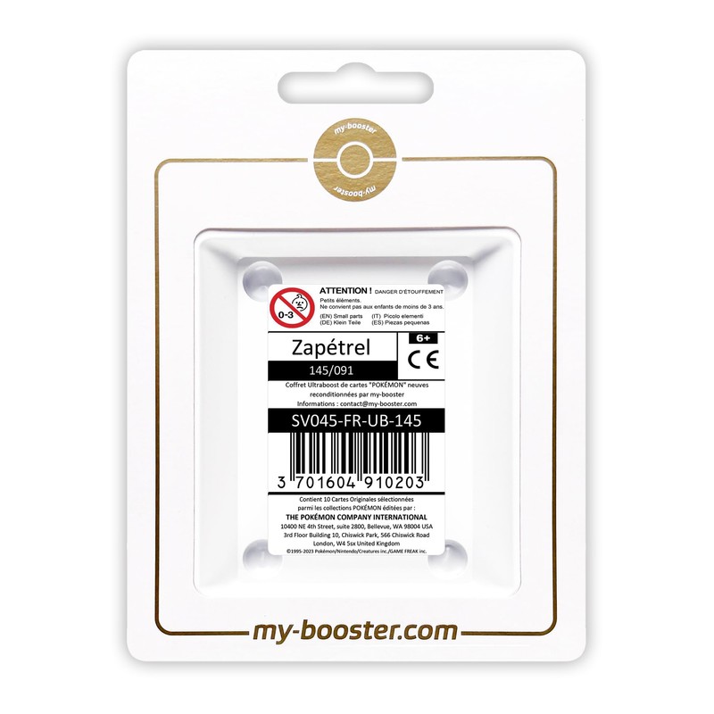 my-booster Pokémon Company SV045-FR-UB-145, Multi-Colour