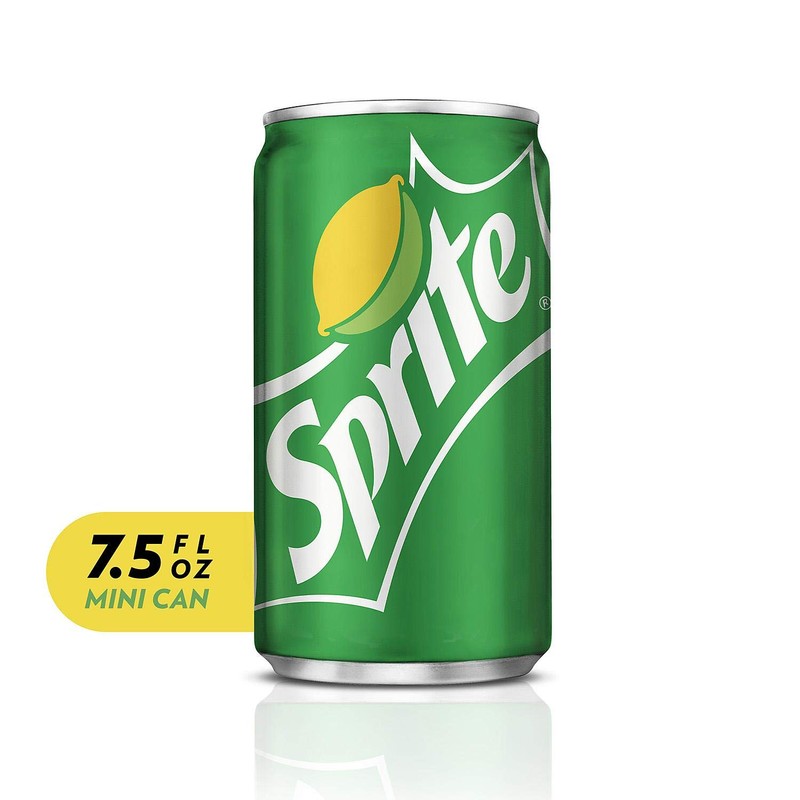 Sprite Lemon-Lime Natural-Flavored Soda Mini Cans Soft Drink - 30