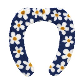 Lek Pita Q BB-497 Adhesive Sheet Fluffy Boa (Daisie/Blue) Washable