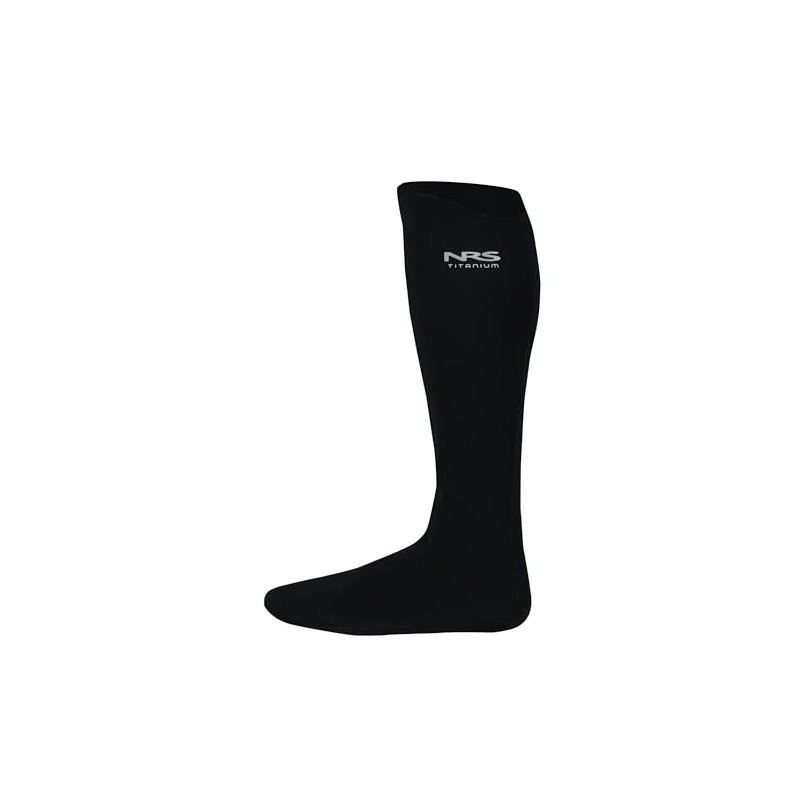 NRS Neoprene Boundary Socks with HydroCuff-Black-M