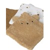 VERTBAUDET Pack of 6 washcloths, caramel, one size