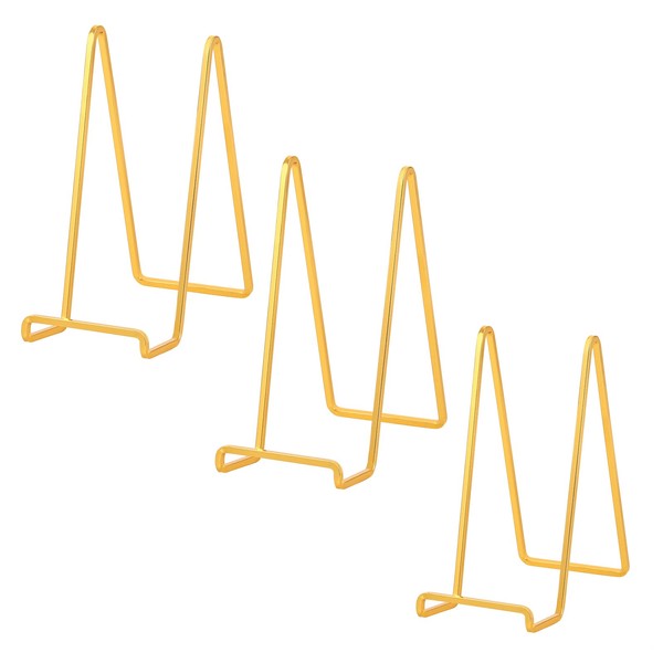 Plate Holder Easel Display Stand - 8 inch Metal Plate