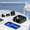 European Plug Adapter, Unidapt US to UK Europe Power Strip