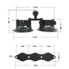 QOTSTEOS RAM Mount Twist Lock Suction Cup Base 360 Degree